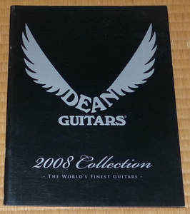 DEAN GUITAR Catalog 2008 Collection ☆ ディーン ギター カタログ　ベースギター アコースティック