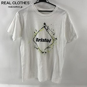 ☆F.C.Real Bristol/F.C.レアルブリストル F.C.R.B. ネオン ドリッピング ステンシル プリント Tシャツ FCRB-170049/S /UPK