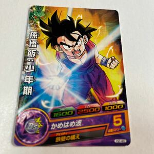 ドラゴンボールヒーローズ　孫悟飯:少年期　かめはめ波　H2-40