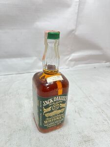 当時物　未開栓　古酒　ジャックダニエル　jack daniels　ウイスキー　グリーンラベル　750ML　no.7　43％　楽88