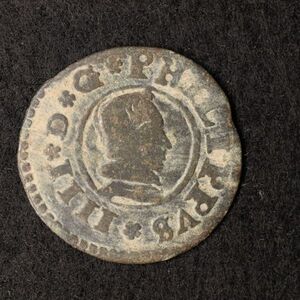 スペイン フェリペ4世時代 16マラベディ銅貨（1600年台）[E2070]コイン