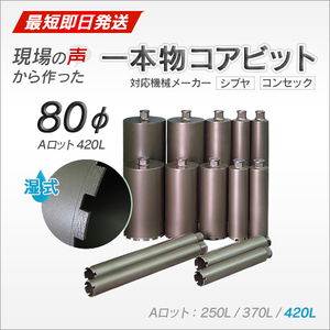 コアビット Aロット 80φ 420L