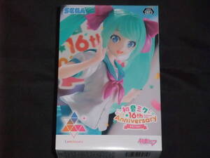 【未開封品】初音ミクシリーズ Luminasta 初音ミク 16th Anniversary KEI ver. フィギュア