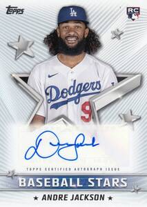 【アンドレ・ジャクソン】ルーキー 直筆サインカード 横浜DeNAベイスターズ 2022 TOPPS SERIES ONE ANDRE JACKSON AUTO #検索 BBM EPOCH