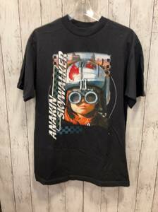 STARWARS スターウォーズ 半袖Tシャツ アナキンスカイウォーカー 90s ムービーT ブラック サイズ表記なし