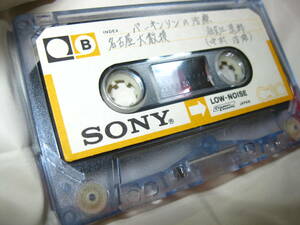 使用済み　中古　 カセットテープ　SONY　C30　Type1　 ノーマル　30分　1本　爪あり　No.1403