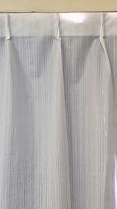 新品 ミラーレースカーテン １００X１３３cm ２枚組 アクロス ホワイト