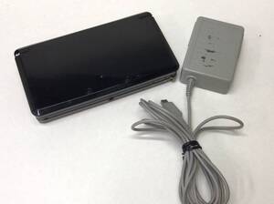 ジャンク ニンテンドー3DS 本体 ブラック 充電器付き 24080601