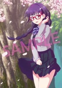 恋愛フロップス アニメイト 限定 Blu-ray BOX 全巻購入 特典 アニメ描き下ろしイラスト B2 布 ポスター 和泉沢愛生 未開封新品 非売品