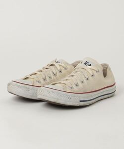 「CONVERSE」 ローカットスニーカー 23.5cm ベージュ レディース