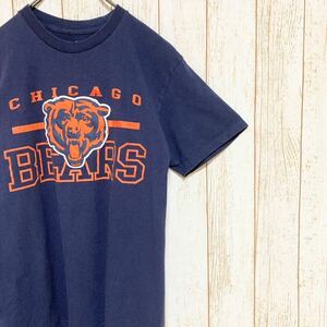 Majestic マジェスティック NFL Chicago Bears シカゴ・ベアーズ プリント Tシャツ M USA古着 アメリカ古着