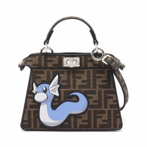 フェンディ FENDI × FRGMT × POKEMON ピーカブー ISeeU プチ ズッカ ミニリュウ ブランドオフ FENDI キャンバス