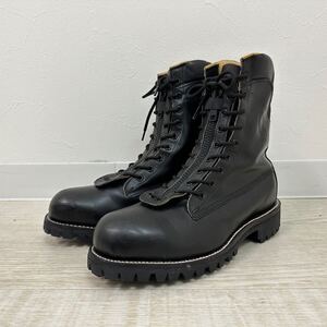 CHIPPEWA チペワ ジップアップ コンバット ブーツ ファイヤーマン ミリタリー vibram ビブラム ソール BLACK ブラック 系 サイズ 7 EE 612