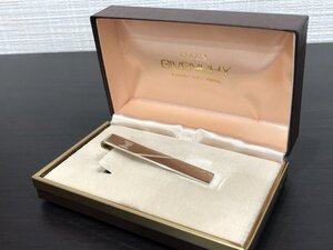 ■【YS-1】 ジバンシイ GIVENCHY タイピン ■ シルバー系 シンプル 全長5cm 幅1cm 【同梱可能商品】K■