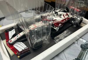 1/18 ミニチャンプス　アルファロメオ　C39 キミ　ライコネン　アブダビ　　gp 117 212307 ALFA ROMEO RACING F1 C39 2021 FINAL RACE