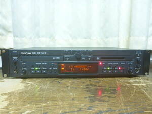 TASCAM　　MD-CD1MKⅡ 業務用CDプレーヤー/MDレコーダー　タスカム