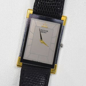 1円 可動品 腕時計 セイコー SEIKO クレドール 6730-5710 クォーツ メンズ SS 22KGP 同梱不可