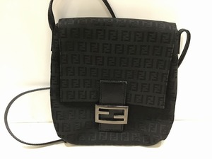 期間限定セール フェンディ FENDI フェンディ ズッカ ショルダーバッグ ブラック 8BY075