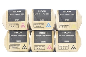 未使用 RICOH 純正 トナー C3503 4色6本（シアン・イエロー×各1 / マゼンタ・ブラック×各2） リコー ITK9NDNTHSBC-YR-N13-byebye