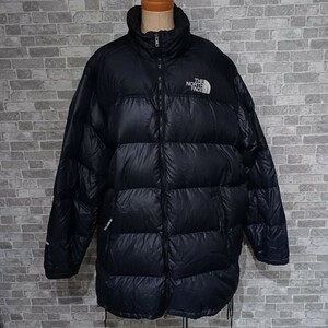 usF-612/THE NORTH FACE/ノースフェイス/700/ヌプシ/ダウンジャケット/ゴールドウィン社製/90s/Lサイズ/黒/ブラック/中古品/現状品/保管品