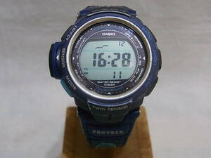 稼働 現状品 CASIO PROTREK PRW-500BEJ カシオ プロトレック デジタル クォーツ 腕時計 【中古ジャンク品】 