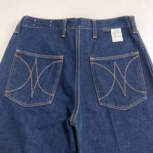 60s 70s 珍品 Wrangler スリム テーパード デニムパンツ 濃紺 W30 ラングラー ジーンズ ビンテージ VINTGAE 4050076