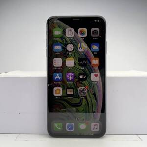 iPhone Xs Max 64GB スペースグレイ SIMフリー 訳あり品 ジャンク 中古本体 スマホ スマートフォン 白ロム [出品ID：26016]