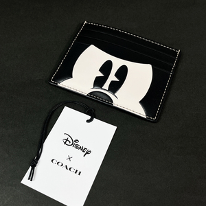 【COACH 本物 新品 コーチUSAアウトレット正規品】COACH X DISNEY コラボ ミッキーマウス IDケース パスケース CM726 レディース 新作