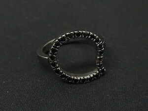 ■美品■ EMPORIO ARMANI エンポリオアルマーニ リング 指輪 アクセサリー 約11号 メンズ レディース シルバー系 DG2660