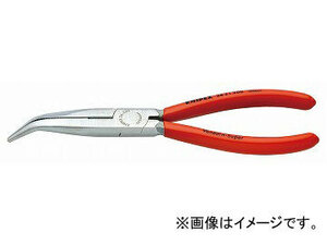 クニペックス/KNIPEX ラジオペンチ 40゜先曲 品番：2621-200 JAN：4003773010913