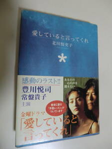 超レア品★愛していると言ってくれ　北川悦吏子著　角川書店