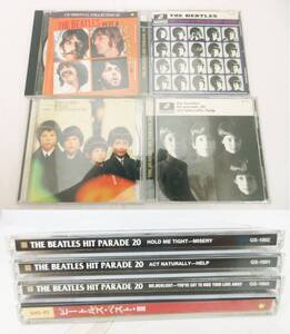 SH7599【CD】ザ・ビートルズ 4タイトル★ビートルズ・ベストⅢ SHS-43★THE BEATLES HIT PARADE 20 GS-1001/GS-1002/GS-1003★良品★