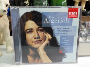 緑2｜新品同様Like NEW!!★CD / EMI Classics 2000 EU★Martha Argerich - Live From The Concertgebouw 1978 & 1979｜アルゲリッチ