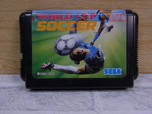 △C/158●セガ SEGA☆ワールドカップサッカー WORLD CUP SOCCER☆メガドライブ(MD)用カセット☆中古品