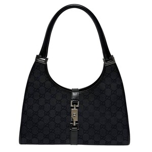 GUCCI グッチ ジャッキー ハンドバッグ GG キャンバス HB04375