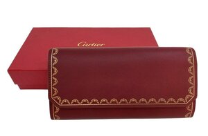 未使用品！Cartier【カルティエ】L3001753 ガーランド ドゥ カルティエ インターナショナル ウォレット 長財布 （4674）