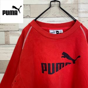 PUMA プーマ スウェットラグラン メンズ レディース 古男 古女 Mサイズ