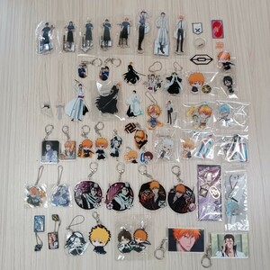 560 BLEACH アクスタ アクリルスタンド キーホルダー ストラップ まとめて 黒崎一護 朽木白哉 藍染惣右介 ブリーチ コレクション グッズ