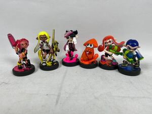 任天堂 amiibo 6体 まとめ ジャンク スプラトゥーン Nintendo アミーボ ガール イカ ボーイ アオリなど