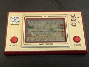 NINTENDO GAME WATCH 任天堂　ニンテンドー　ゲームウォッチ　CHEF　シェフ