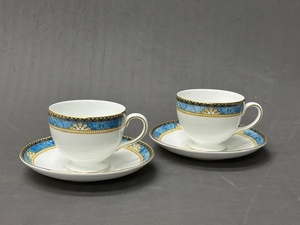 ［1011］☆WEDGWOOD　カーゾン CURZON　　カップ＆ソーサー 　ペアセット ☆ 