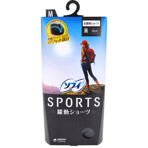 【まとめ買う】ソフィ SPORTS 躍動ショーツ 生理用ショーツ Mサイズ ブラック×40個セット