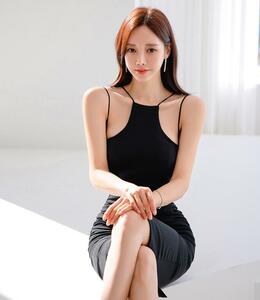 628　ワンピースladiesレディース　◇　魅惑Style　披露宴dress　　sexy◇　　美ライン　　綺麗　ノースリーブ　ブラック