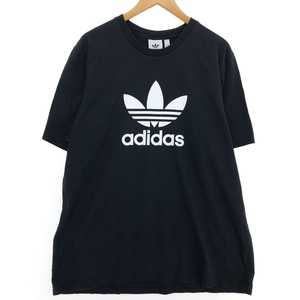 古着 アディダス adidas ORIGINALS オリジナルス ロゴプリントTシャツ メンズXL /eaa461533