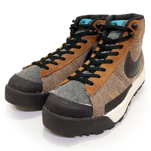 ナイキ ACG エア ブレザーミッド ブラウン グレー 26.0cm NIKE ACG AIR BLAZER MID 正規品 本物 トレッキング 年代 復刻 324694-202 茶色