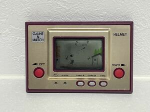 動作品 Nintendo GAME WATCH HELMET 任天堂 ゲームウォッチ ヘルメット CN-07 昭和レトロ