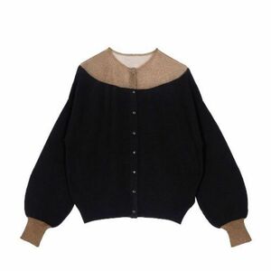 新品未使用★【Ameri VINTAGE(アメリヴィンテージ)】GLITTER SHEER DOCKING KNIT