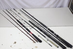 Daiwa パワーメッシュ SS 潮流 80-390/シマノ MOOCHING ACTION 海春 50-360 他 まとめて 釣り竿(F-B5734)