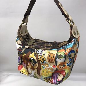 【美品】レスポートサック　LeSportsac トキドキ　コラボ　ショルダーバッグ　ワンショルダーバッグ バイキング