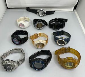 CASIO カシオ G-SHOCK Baby-G プロトレックなど10本まとめ デジタル ジャンク品